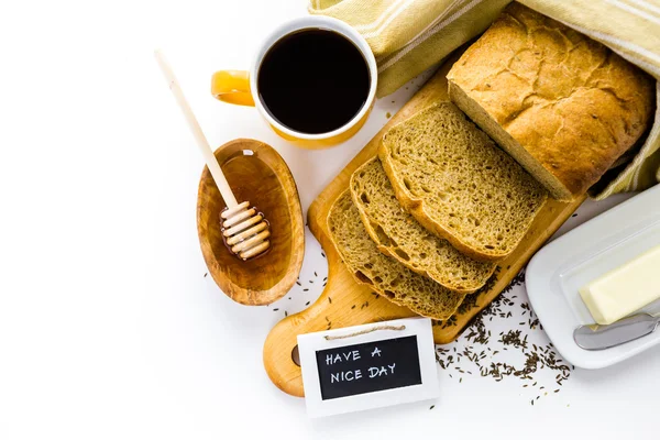 Handwerklich hergestelltes Roggenbrot — Stockfoto