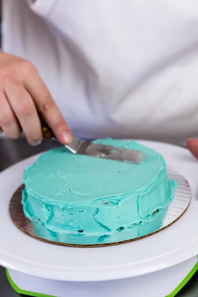 Küçük doğum günü pastası — Stok fotoğraf