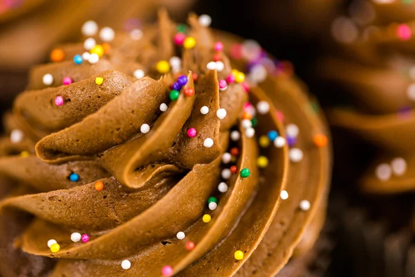 Cupcakes au chocolat frais — Photo