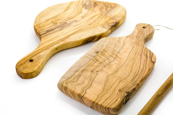 Planches à découper en bois d'olivier — Photo