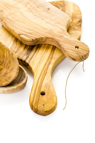 Tableros de madera de olivo — Foto de Stock
