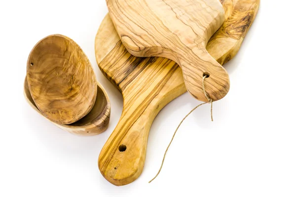 Tableros de madera de olivo — Foto de Stock
