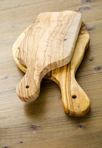 Tabla de cortar madera de olivo — Foto de Stock
