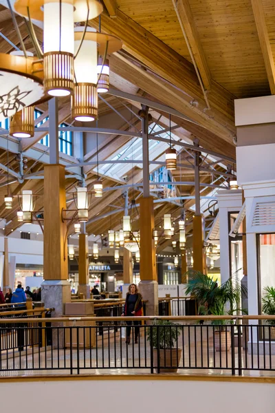 Indoor shopping mall in United States. — Stock Photo, Image