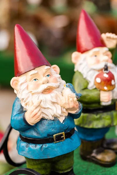 Garden gnomes sculptures — Stock Photo, Image