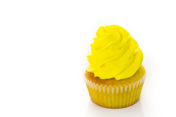 Cupcake with bright color icing — Stock Photo, Image