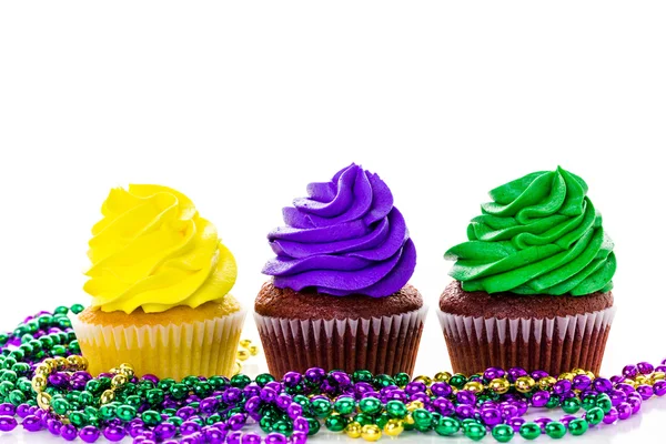 Cupcakes με γλάσο φωτεινό χρώμα — Φωτογραφία Αρχείου