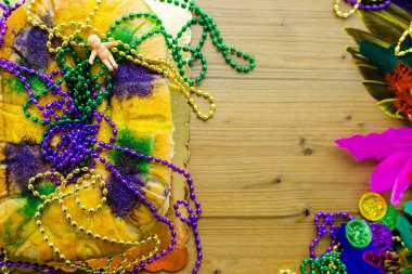 Mardi Gras için Kral kek