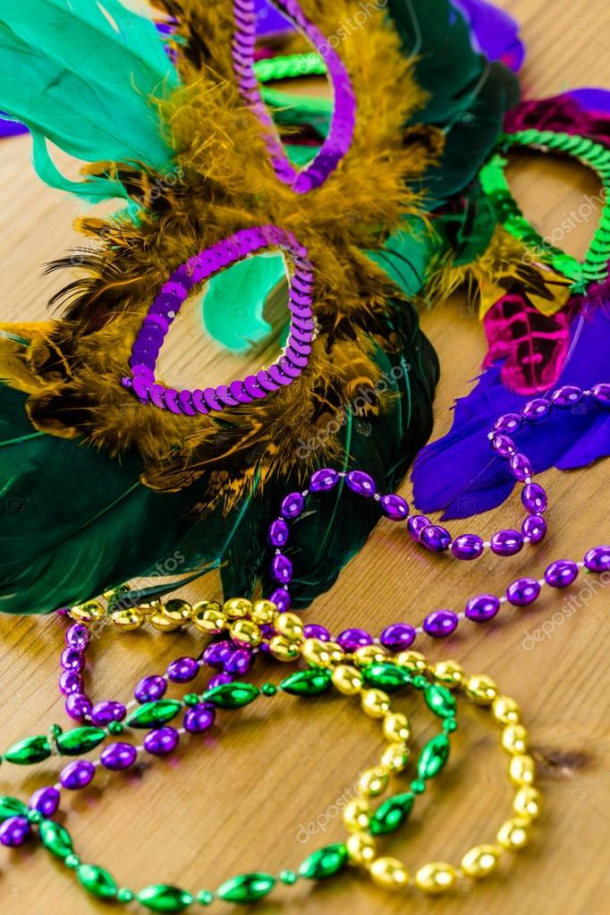 Mardi Gras Decorations At Table Stock Photo C Urban Light 65628789