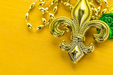 Mardi Gras için çok renkli süslemeleri