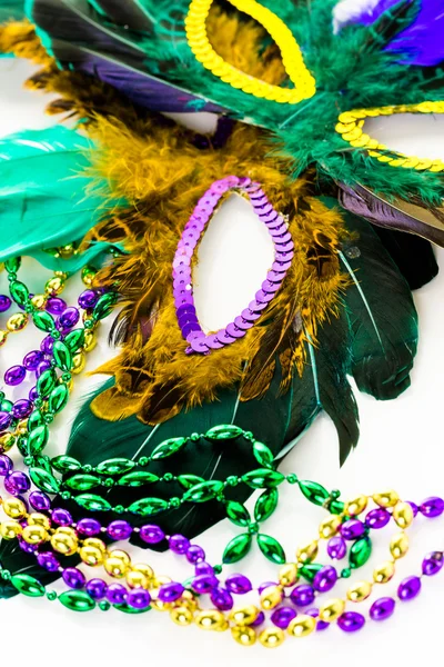 Πολύχρωμες διακοσμήσεις για Mardi Gras κόμμα — Φωτογραφία Αρχείου