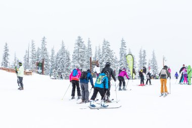 Sezon sonunda Kayak Merkezi