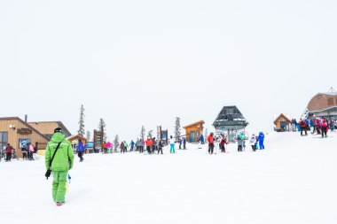 Sezon sonunda Kayak Merkezi