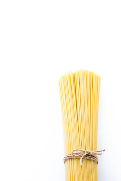 Spaghetti gialli biologici — Foto Stock
