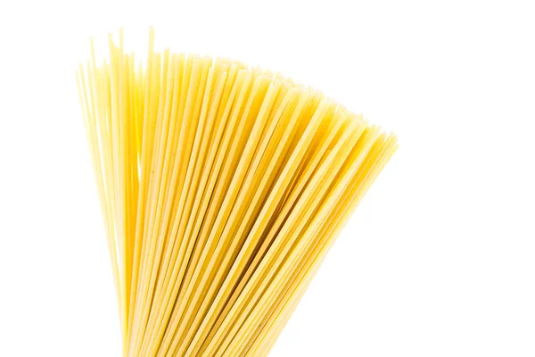 Органические желтые спагетти — стоковое фото