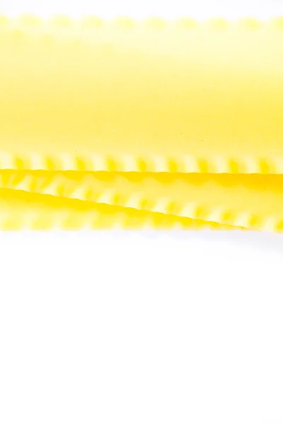 Органічна жовта лазаньєва паста — стокове фото
