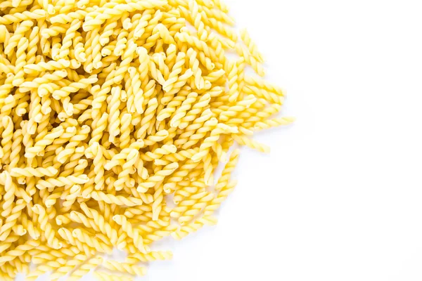 Organische gele gemelli pasta — Stockfoto