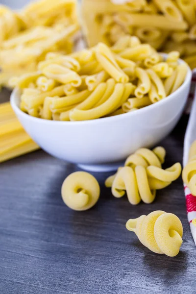 Variedad de pasta seca orgánica —  Fotos de Stock