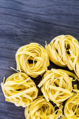 Organik fettuccine yuva makarna
