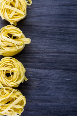 Organik fettuccine yuva makarna