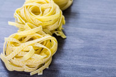 Organik fettuccine yuva makarna