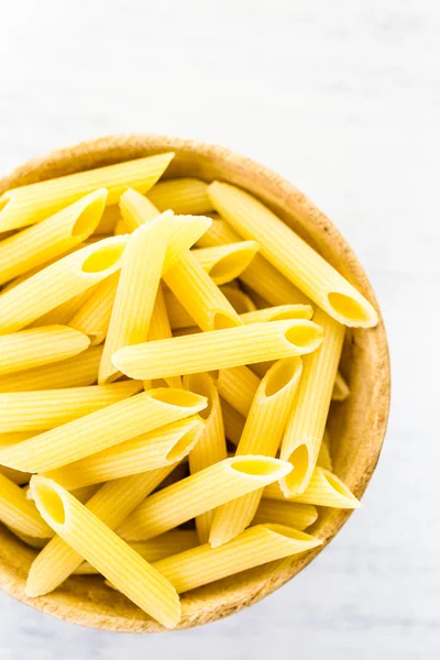 Ekologisk torr pasta — Stockfoto