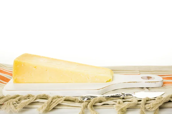 Fetta di parmigiano — Foto Stock