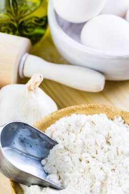 Organik spaghetty yemek