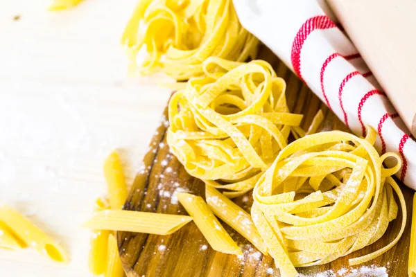 Leckere hausgemachte Pasta — Stockfoto