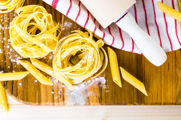 Leckere hausgemachte Pasta — Stockfoto