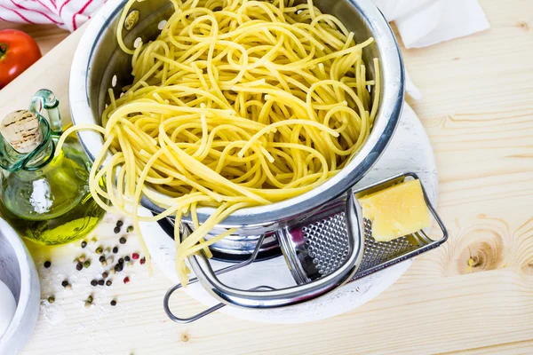 Organik spagetti — Stok fotoğraf