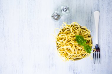 Sadece pişmiş spagetti