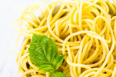Sadece pişmiş spagetti