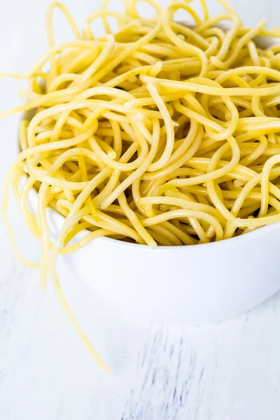 Просто приготовленные спагетти — стоковое фото