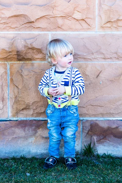 Cute toddler boy portrait — Stock Photo, Image