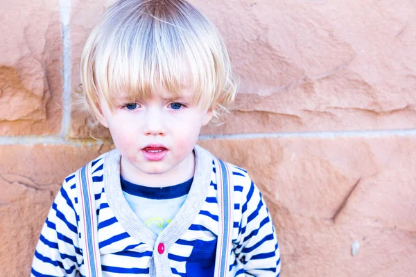 Cute toddler boy portrait — Stock Photo, Image