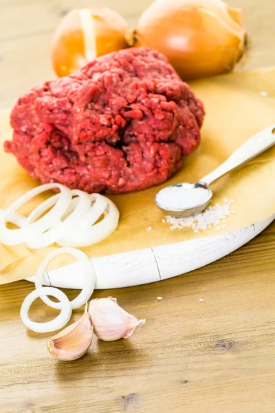 Carne moída com outros ingredientes — Fotografia de Stock