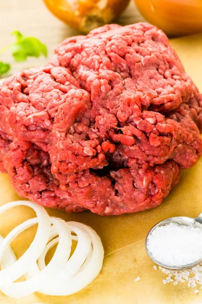 Carne moída com outros ingredientes — Fotografia de Stock