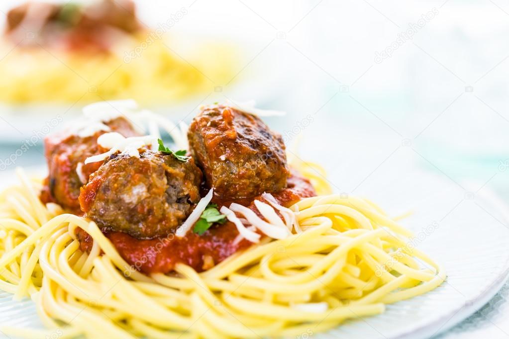 Homemade Italian meatballs