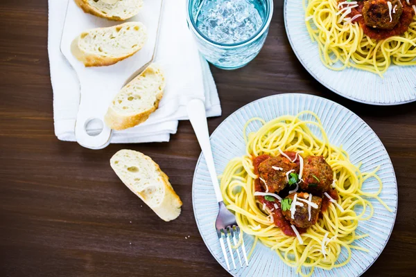 Albóndigas italianas caseras — Foto de Stock