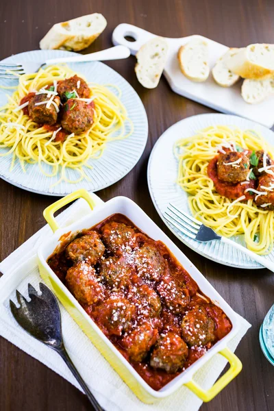 Albóndigas italianas caseras — Foto de Stock