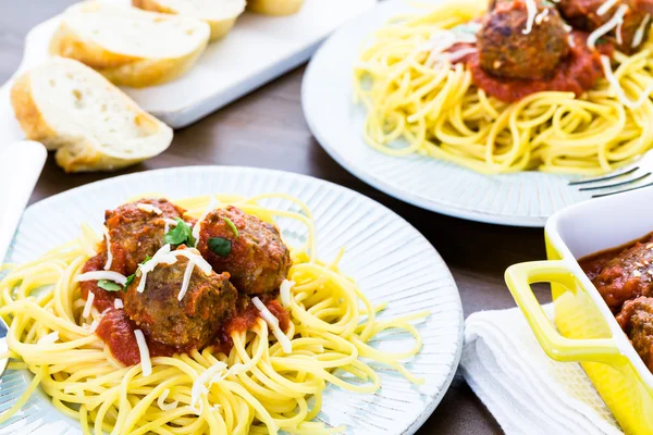 Zelfgemaakte Italiaanse gehaktballen — Stockfoto