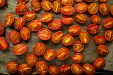 Roasted cherry tomatoes clipart