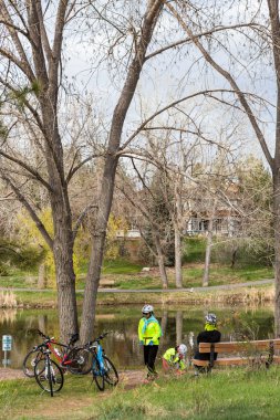 Bisiklet sürüş görünümü