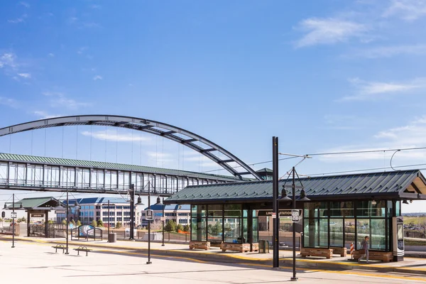 Estación de tren ligero — Foto de Stock