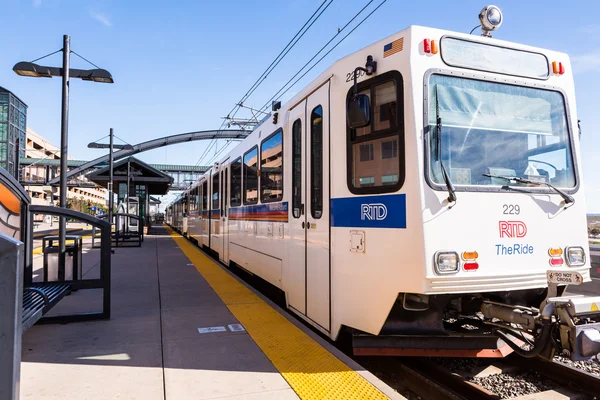 Lightrail station — Stockfoto