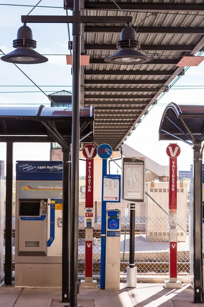 Lightrail station view — Stock Photo, Image