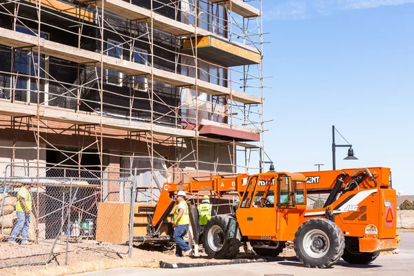 Cantiere alla stazione ferroviaria leggera Lincoln . — Foto Stock