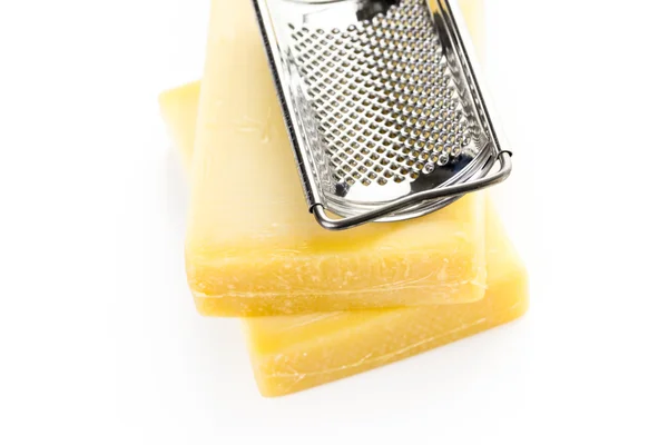 Bloques de queso gruyere — Foto de Stock