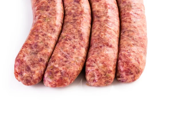 Saucisses italiennes en gros plan — Photo